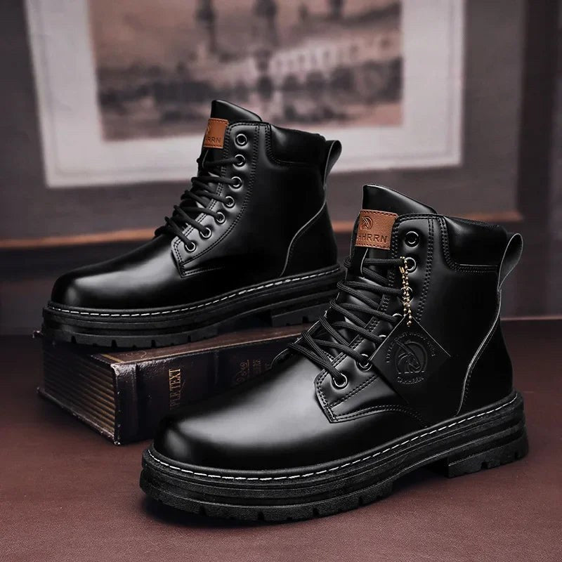 Men's military-style boots