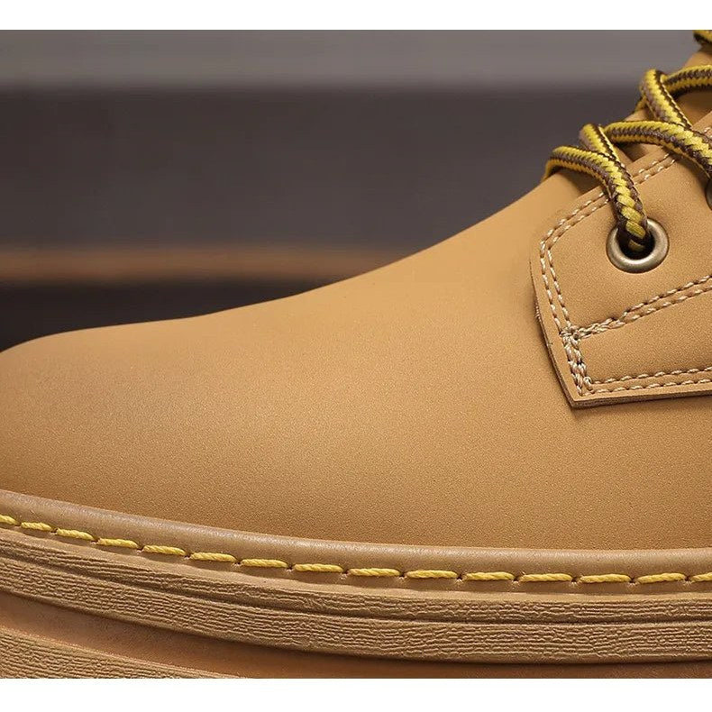 Men's military-style boots