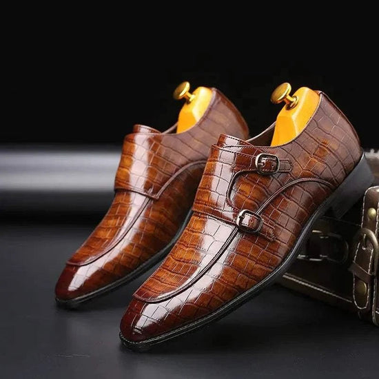 Men's Monk-Strap Office Shoes