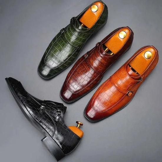Men's Monk-Strap Office Shoes