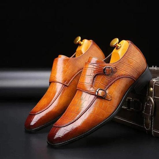Men's Monk-Strap Office Shoes