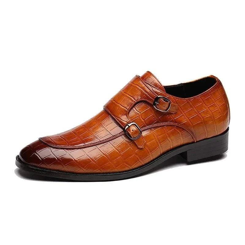 Men's Monk-Strap Office Shoes
