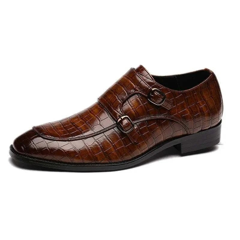 Men's Monk-Strap Office Shoes