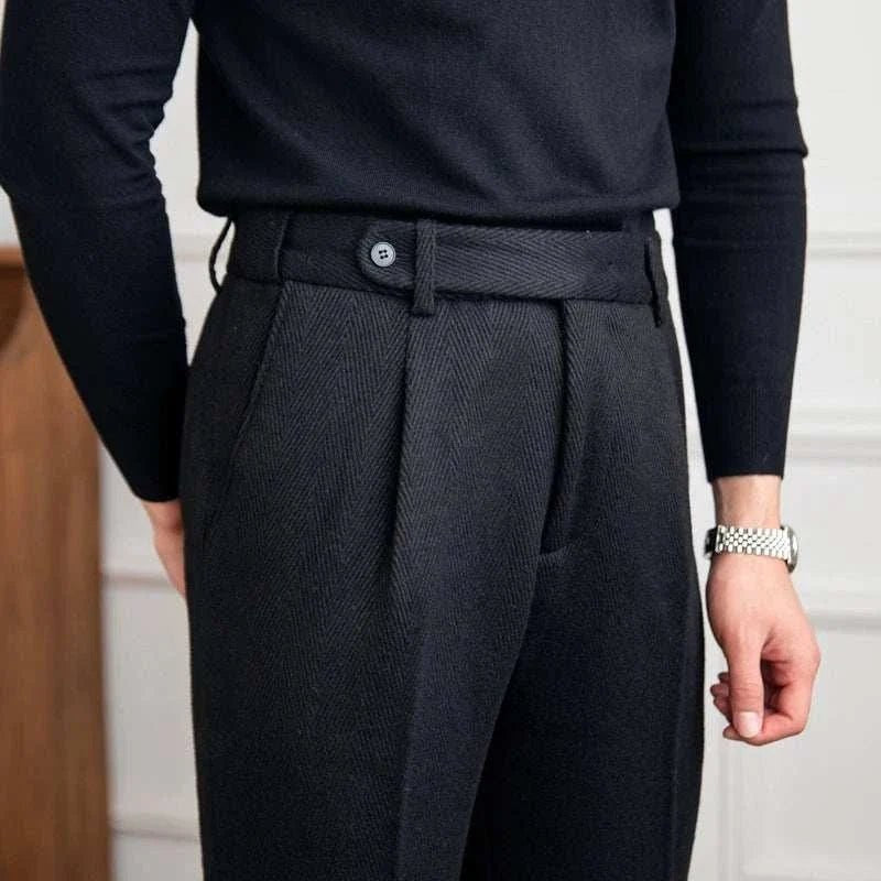 Men's Pure Wool Winter Trousers
