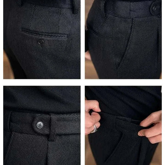 Men's Pure Wool Winter Trousers
