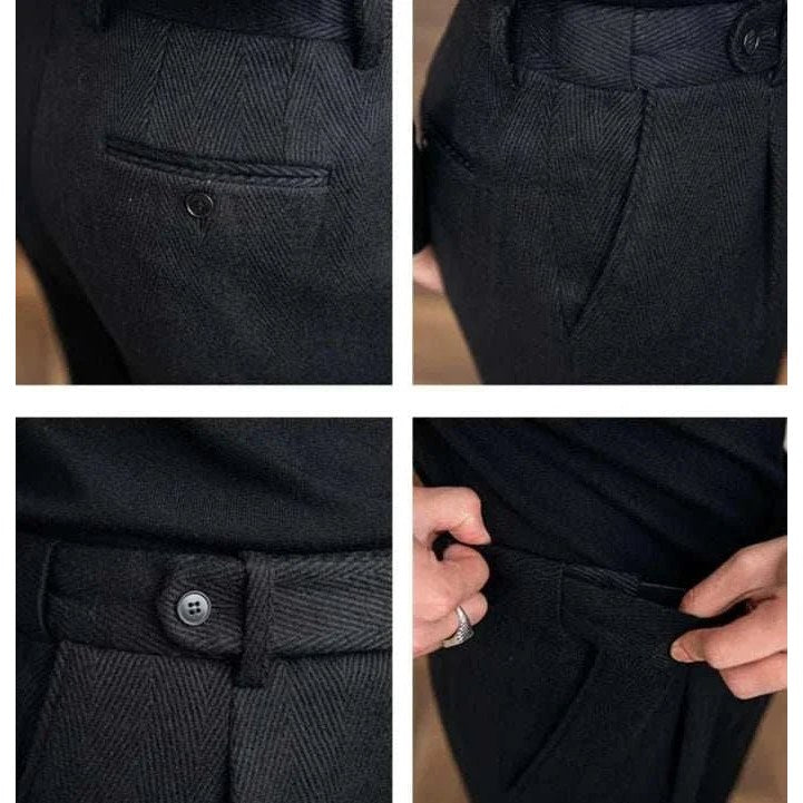 Men's Pure Wool Winter Trousers