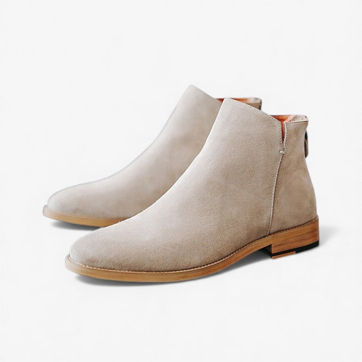 Men's refined suede chelsea boots
