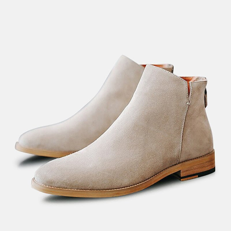 Men's refined suede chelsea boots