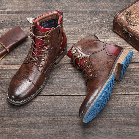 Men's rugged ankle boots