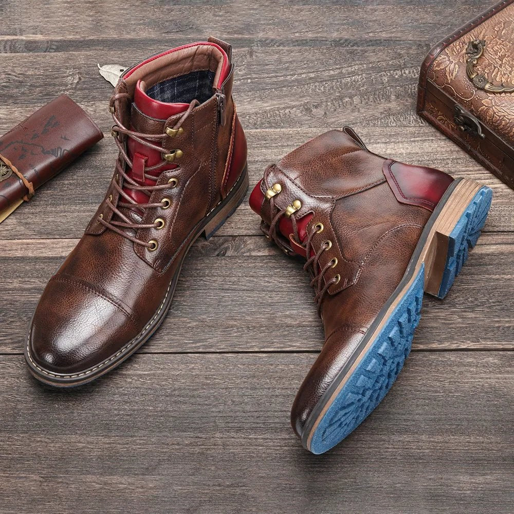 Men's rugged ankle boots