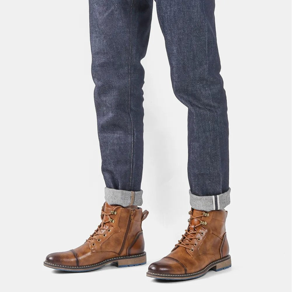 Men's rugged ankle boots