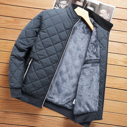 Men's slim-fit cotton winter jacket