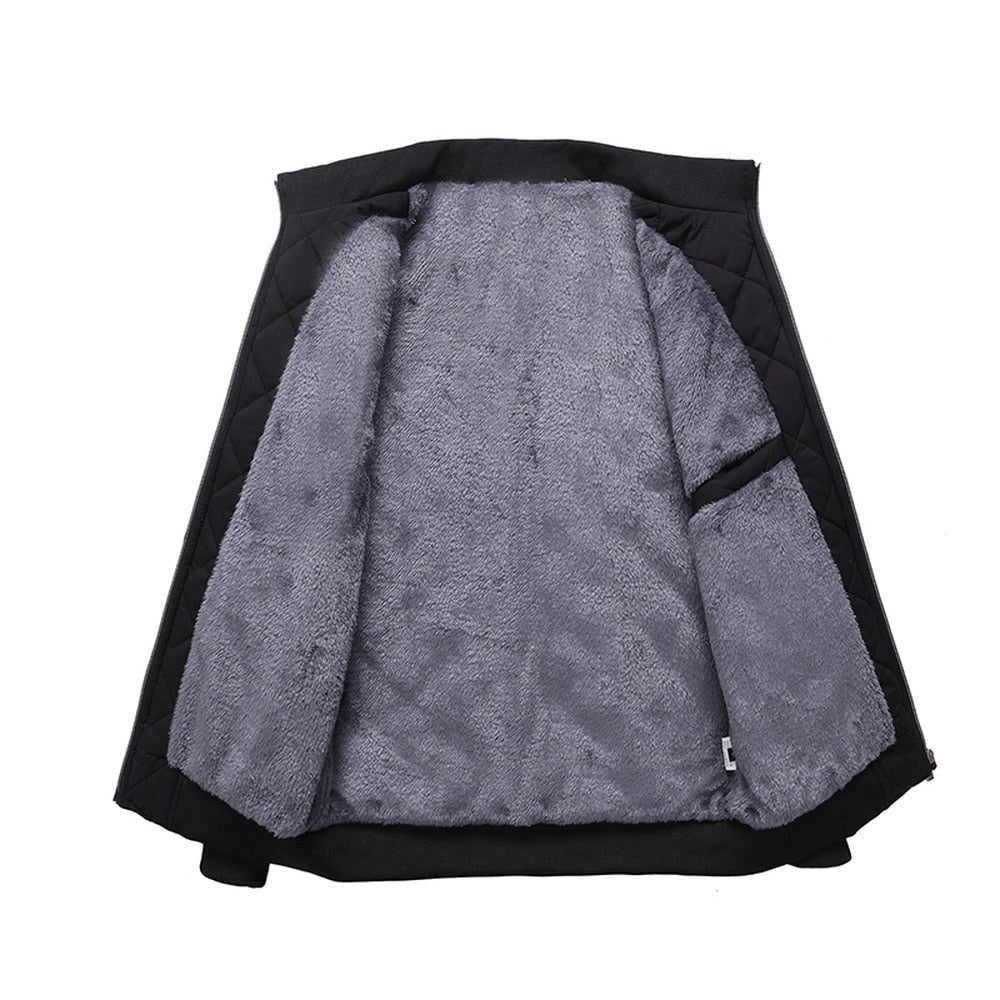 Men's slim-fit cotton winter jacket