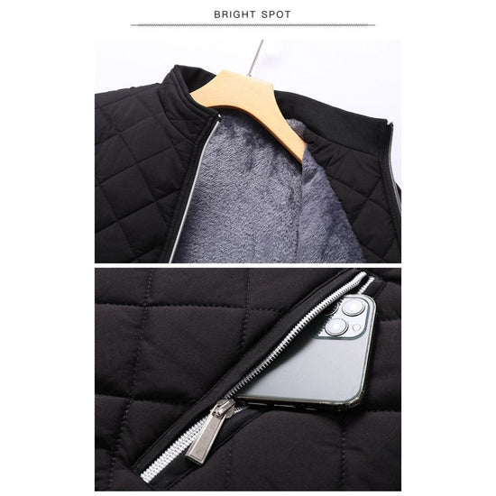 Men's slim-fit cotton winter jacket