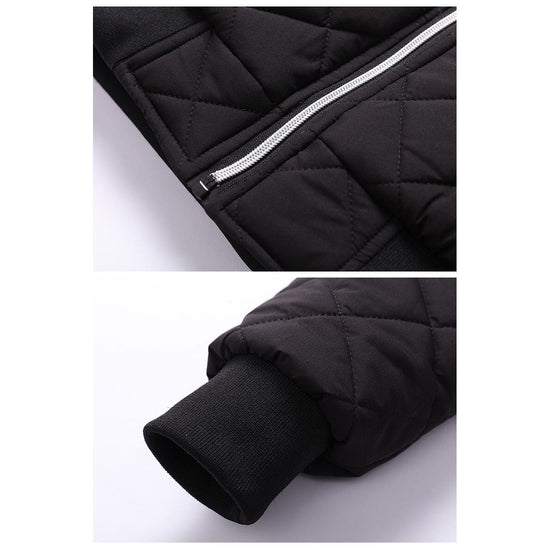 Men's slim-fit cotton winter jacket