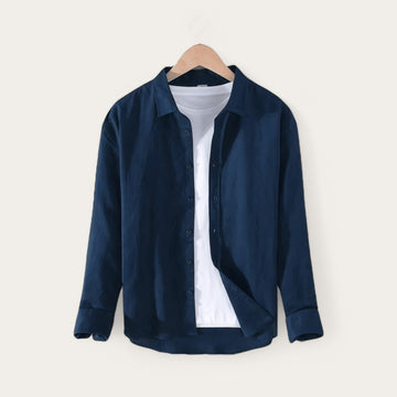 Men's stand-collar streetwear shirt
