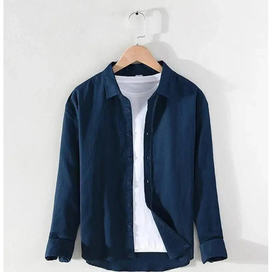 Men's stand-collar streetwear shirt