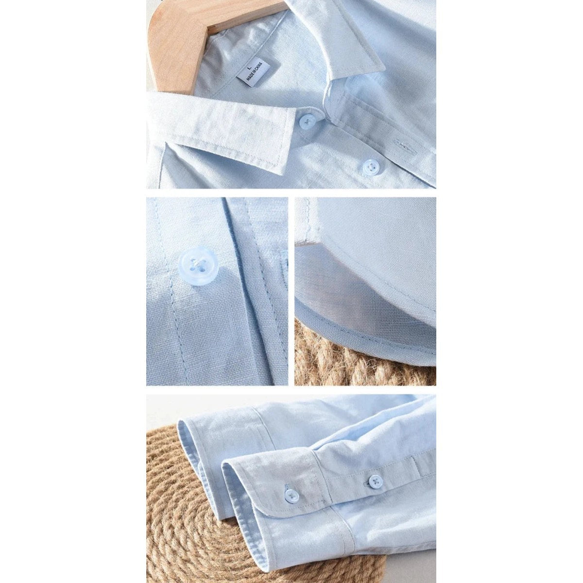 Men's stand-collar streetwear shirt