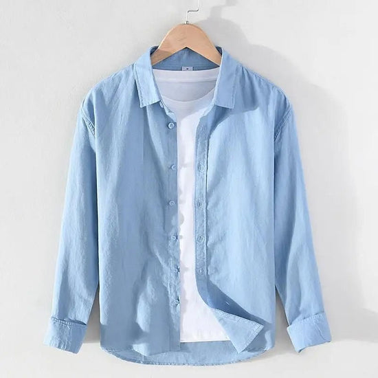 Men's stand-collar streetwear shirt