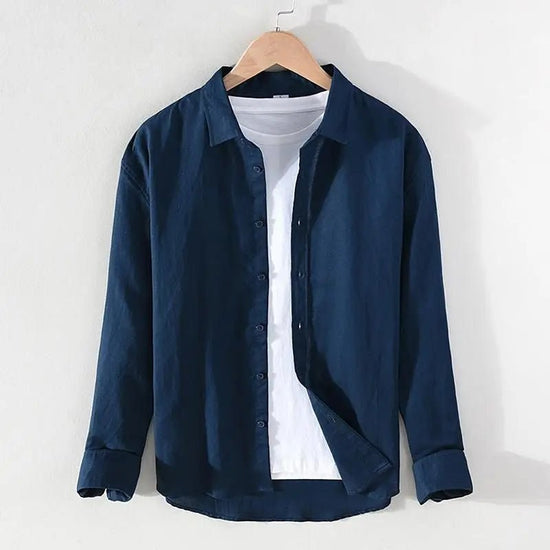 Men's stand-collar streetwear shirt