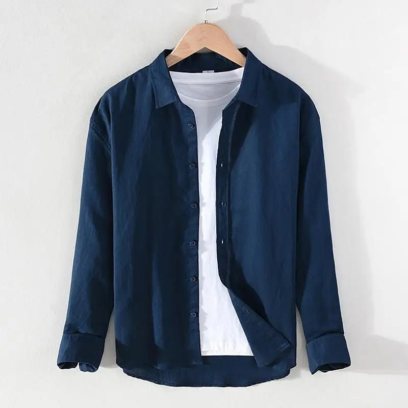 Men's stand-collar streetwear shirt