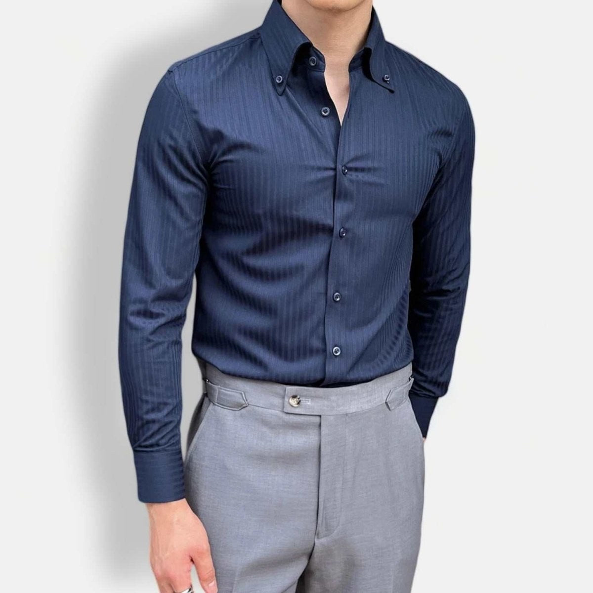 Men's Stretch Slim-Fit Business Shirt