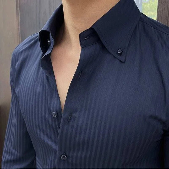 Men's Stretch Slim-Fit Business Shirt