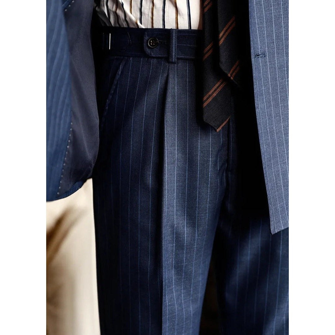 Men's Striped Dress Trousers