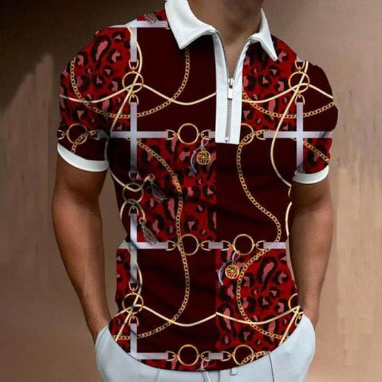 Men's striped summer t-shirt