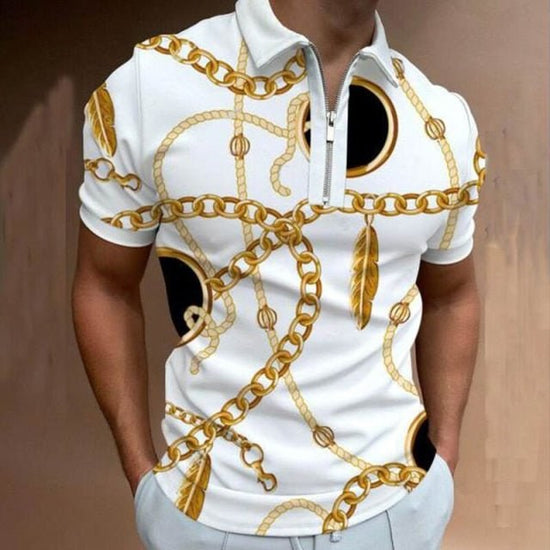Men's striped summer t-shirt