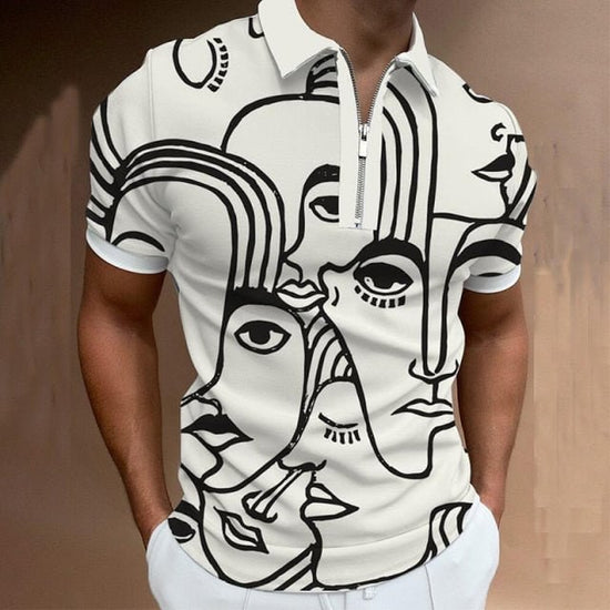 Men's striped summer t-shirt