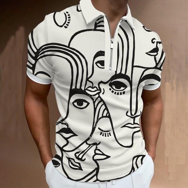 Men's striped summer t-shirt