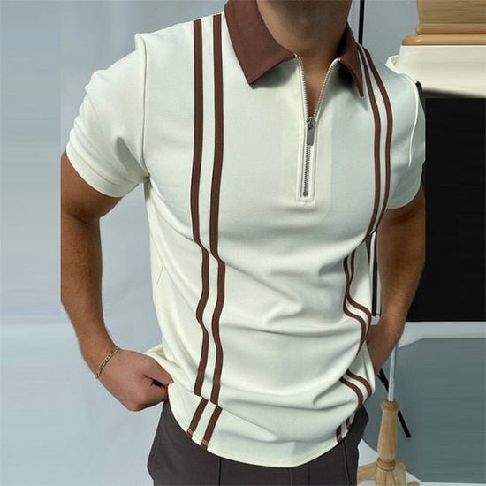 Men's striped summer t-shirt