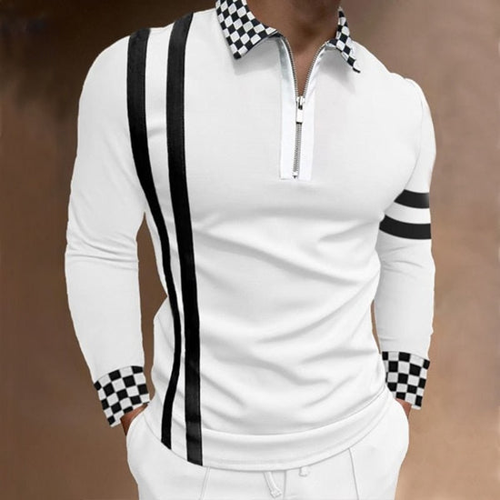 Men's striped summer t-shirt