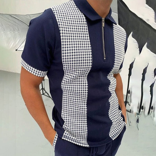 Men's striped summer t-shirt