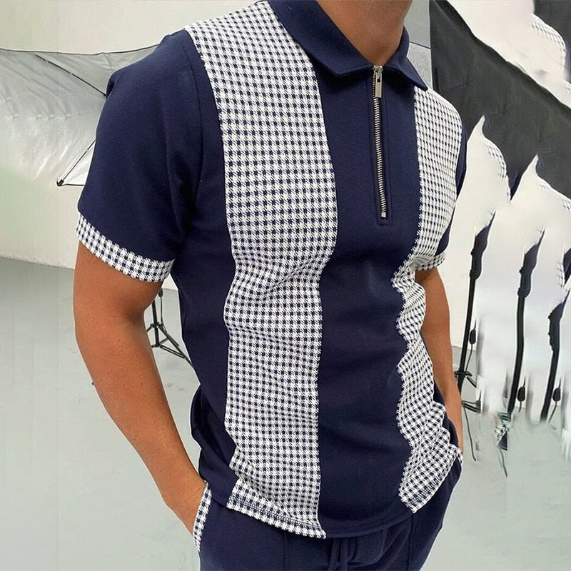 Men's striped summer t-shirt