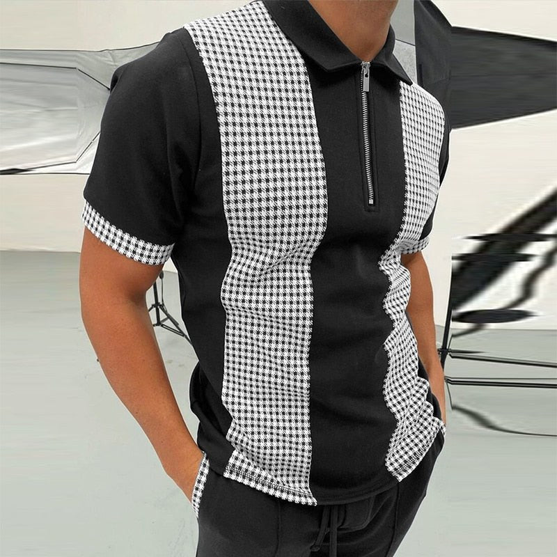 Men's striped summer t-shirt