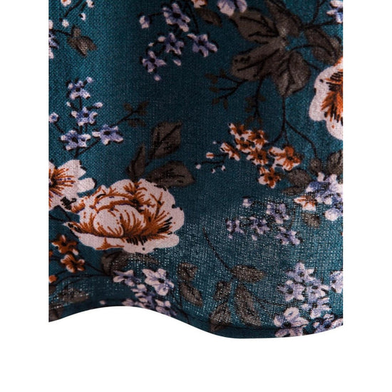 Men's summer floral-print shirt