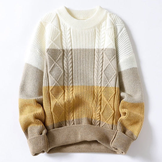 Men's winter knit sweater