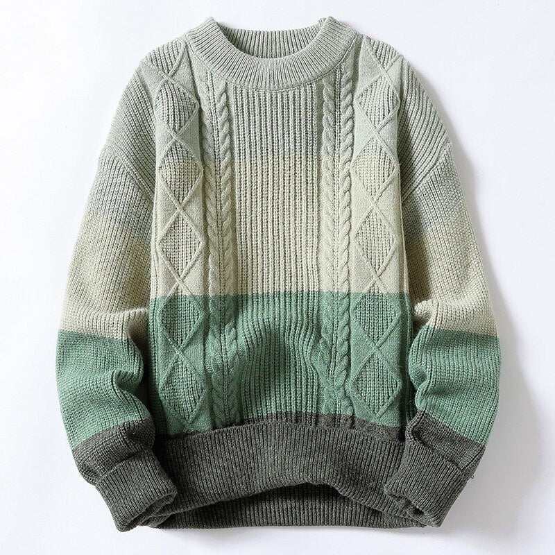 Men's winter knit sweater