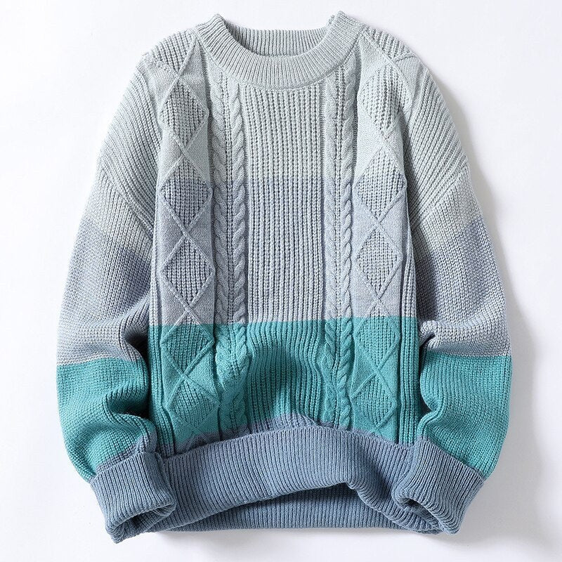 Men's winter knit sweater