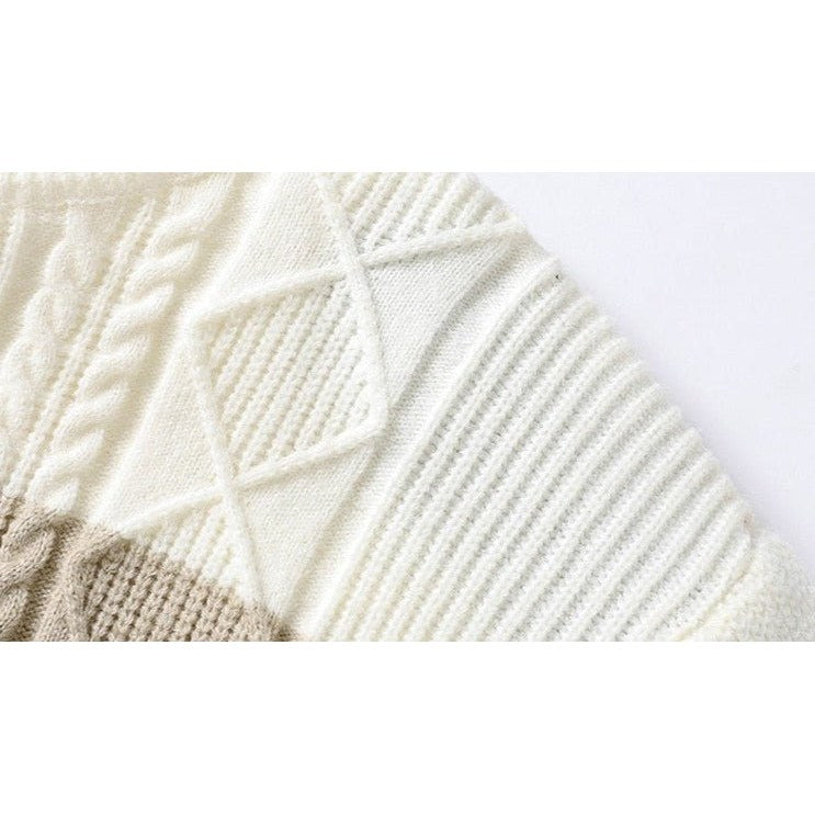 Men's winter knit sweater