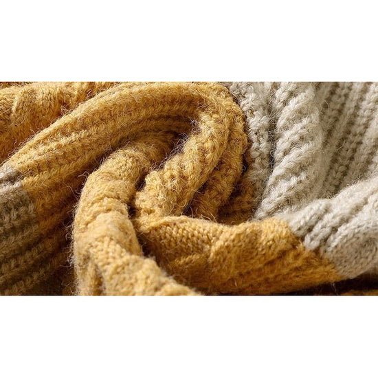 Men's winter knit sweater