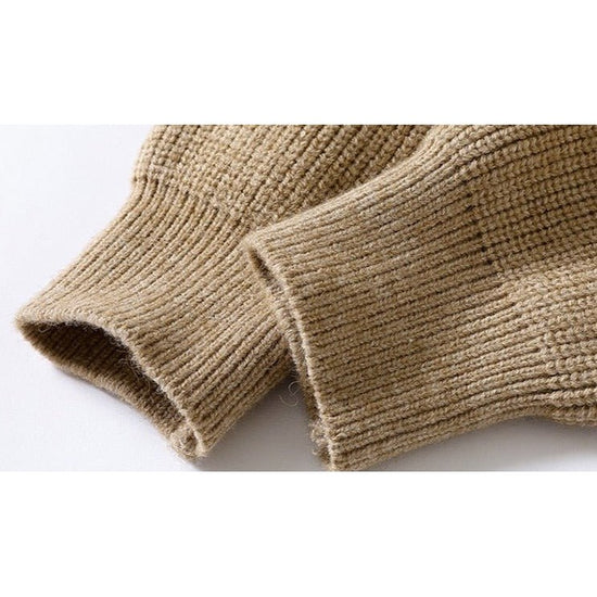 Men's winter knit sweater
