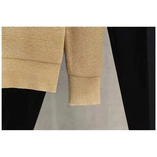 Men's wool-blend half-zip sweater
