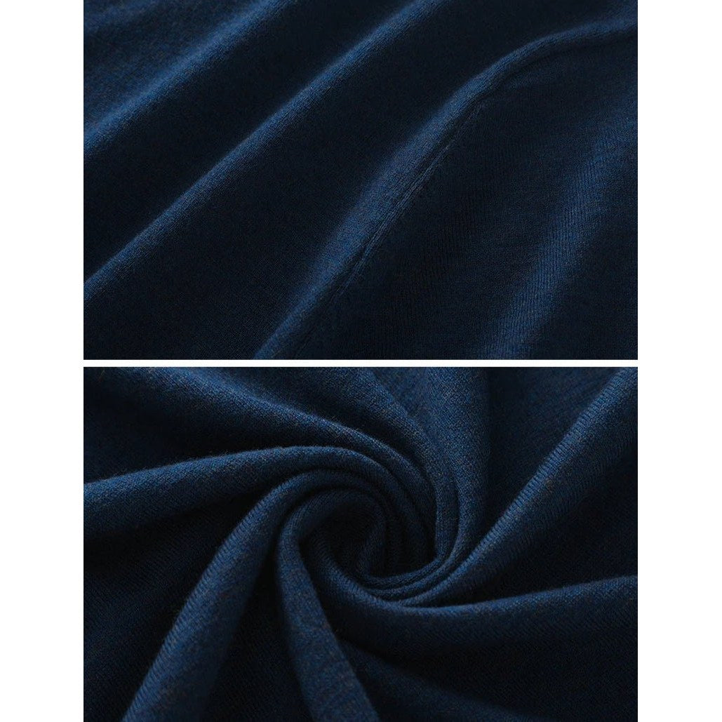 Men's Wool Knit Polo Shirt