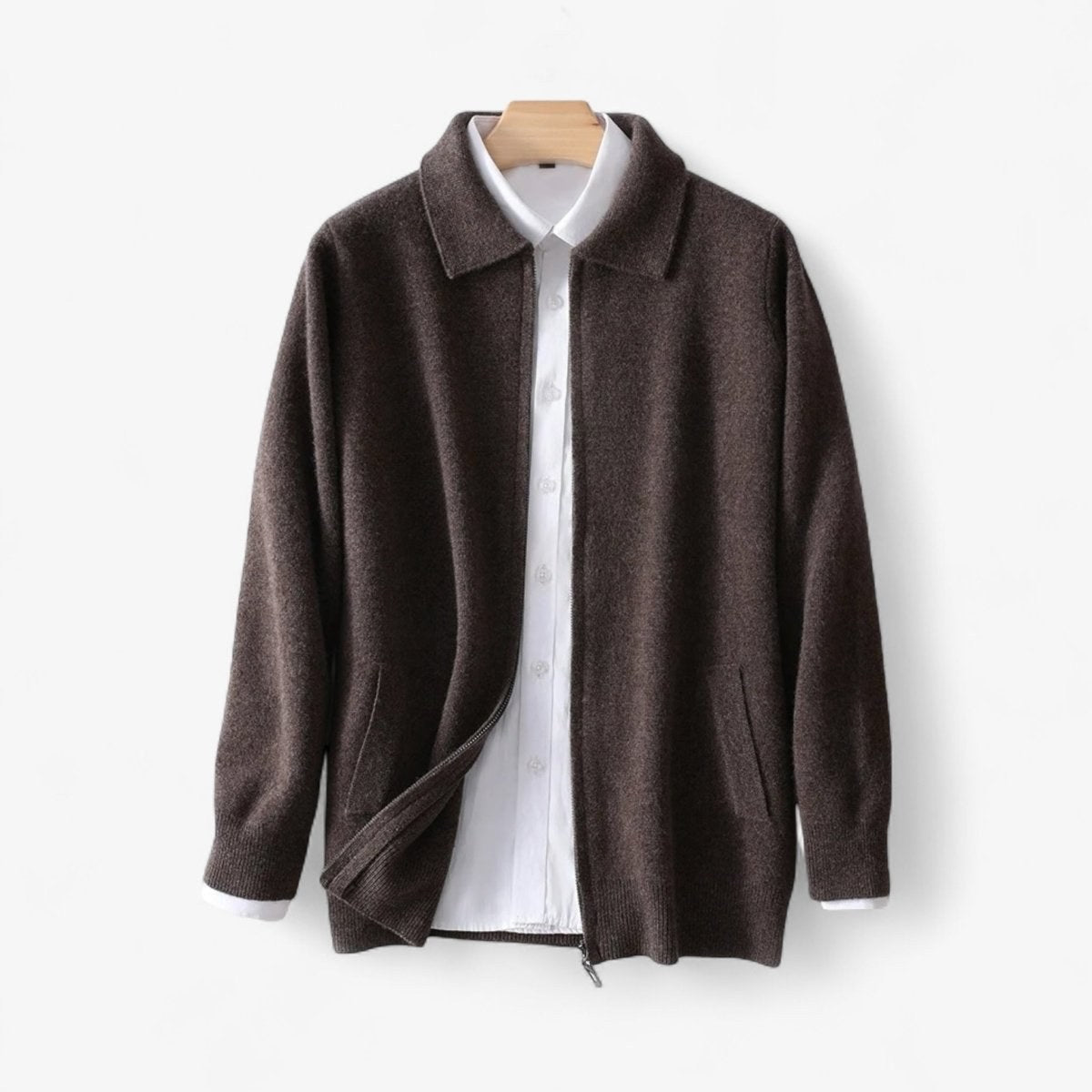 Merino wool autumn cardigan