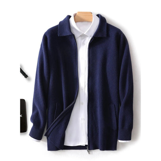 Merino wool autumn cardigan