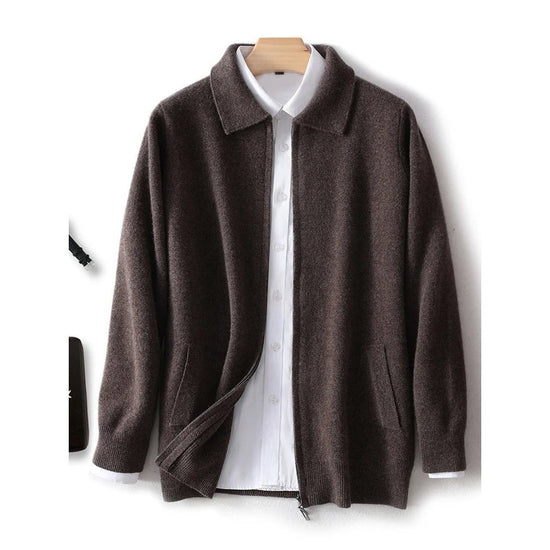 Merino wool autumn cardigan