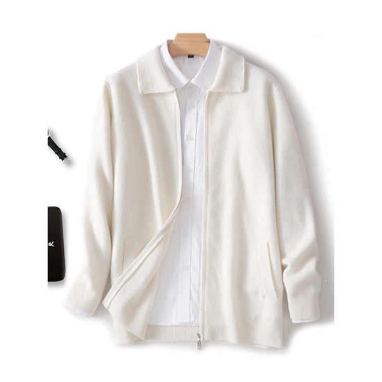 Merino wool autumn cardigan